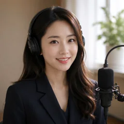长发新闻女